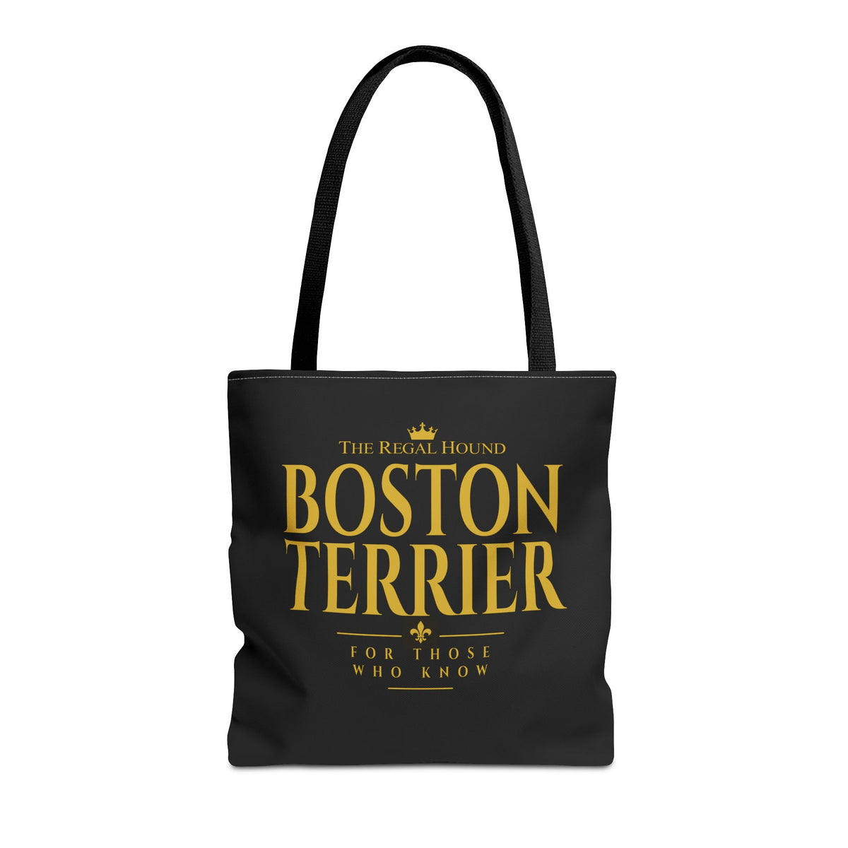 Boston Terrier Tote Bag - Heritage Typography