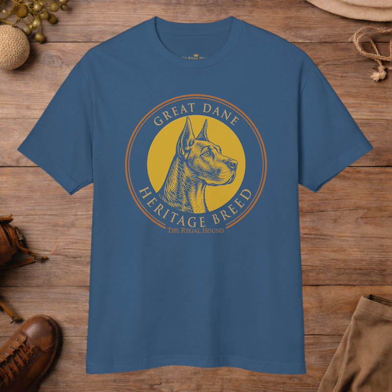 Great Dane T-shirt — Heritage Badge Garment-Dyed