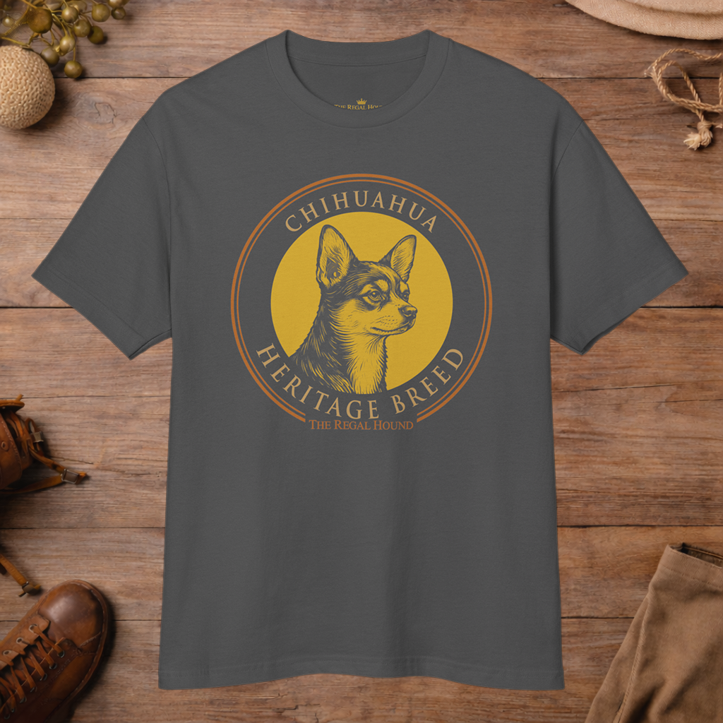 Chihuahua T-shirt — Heritage Badge Garment-Dyed