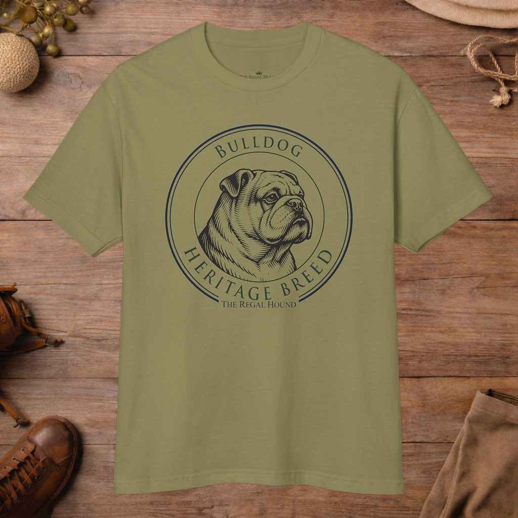Bulldog — Heritage Badge Garment-Dyed Tee