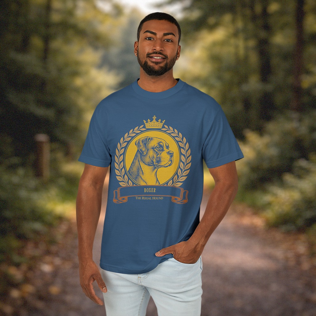 Boxer T-shirt — Heritage Crest Garment-Dyed