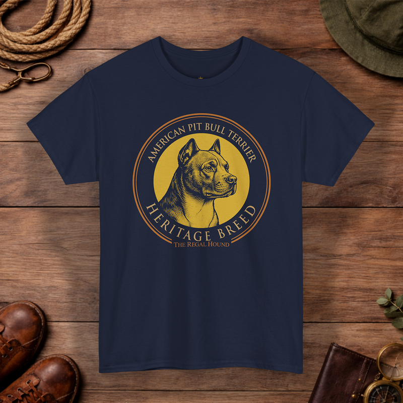 American Pit Bull Terrier T-shirt — Heritage Badge Essential