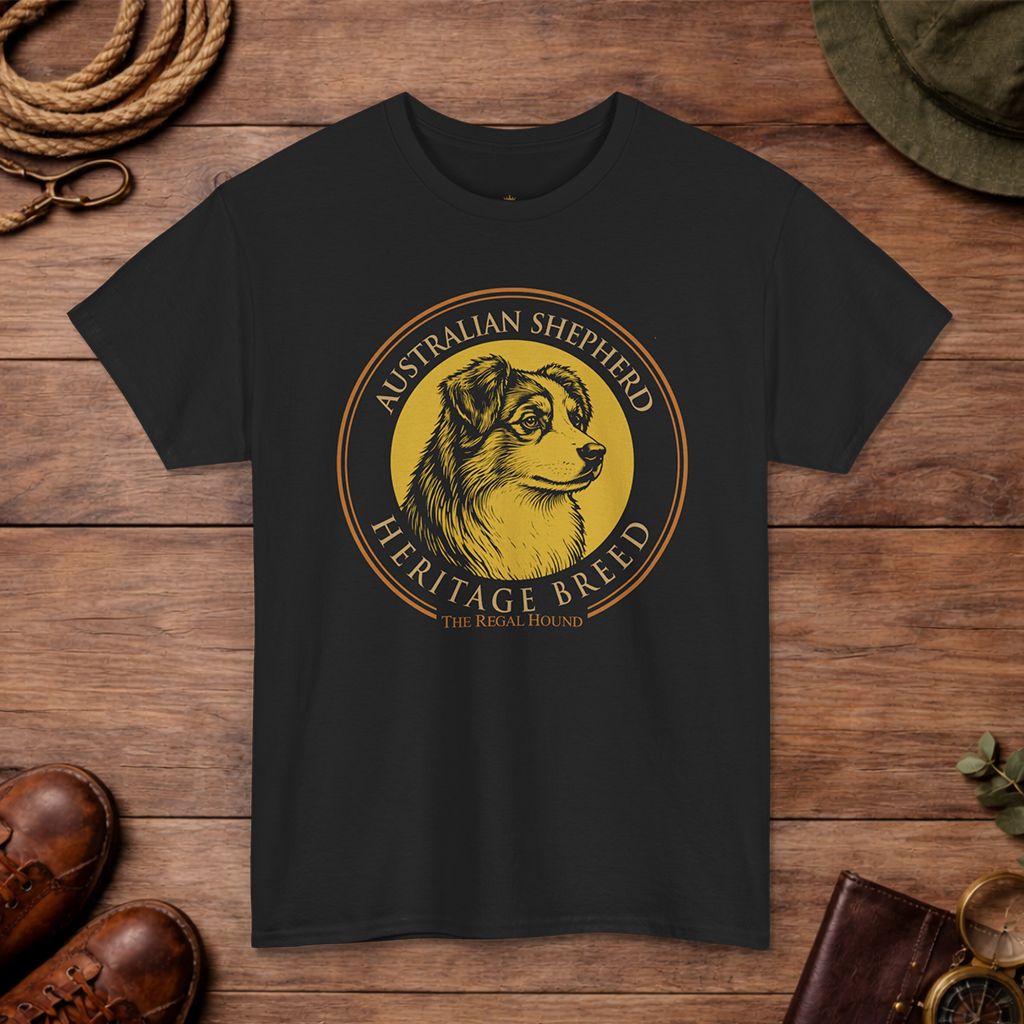 Australian Shepherd T-shirt — Heritage Badge Essential