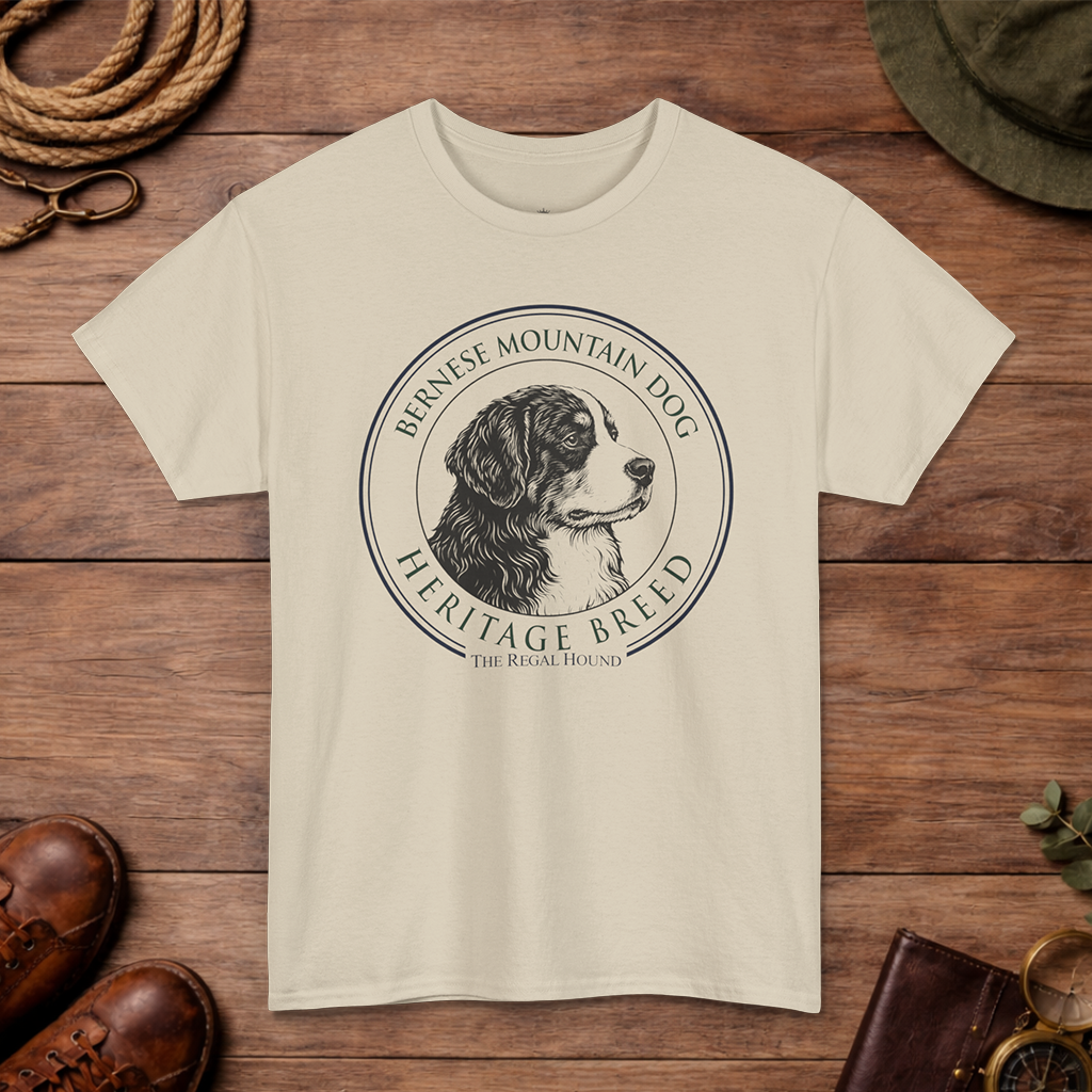 Bernese Mountain Dog T-shirt — Heritage Badge Essential