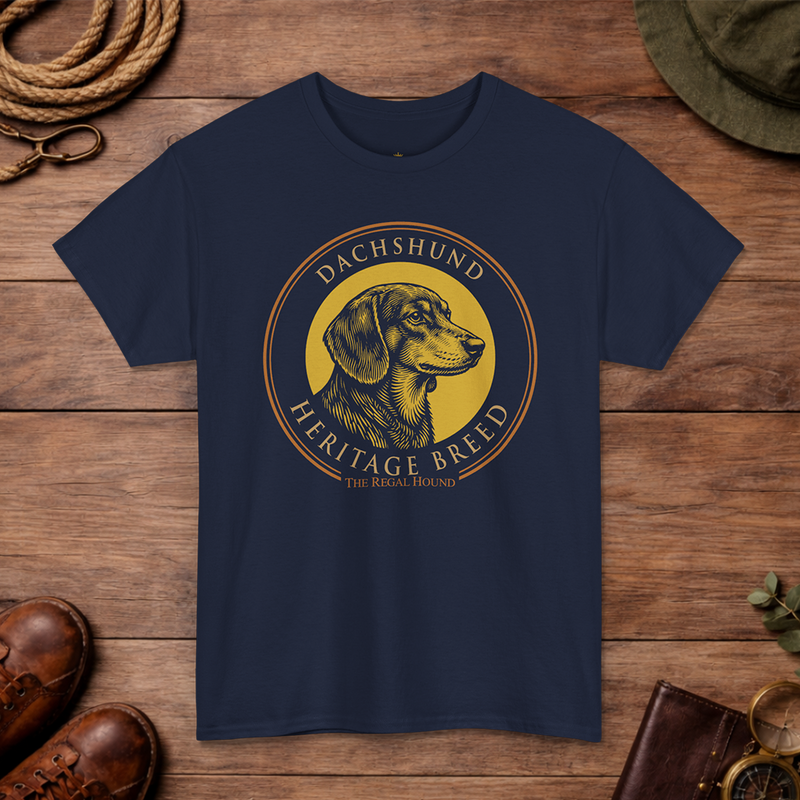 Dachshund T-shirt — Heritage Badge Essential