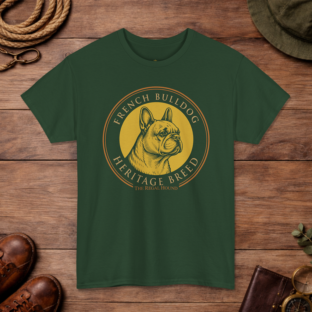 French Bulldog T-shirt — Heritage Badge Essential