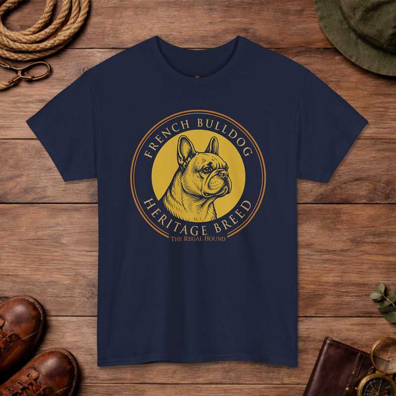 French Bulldog T-shirt — Heritage Badge Essential