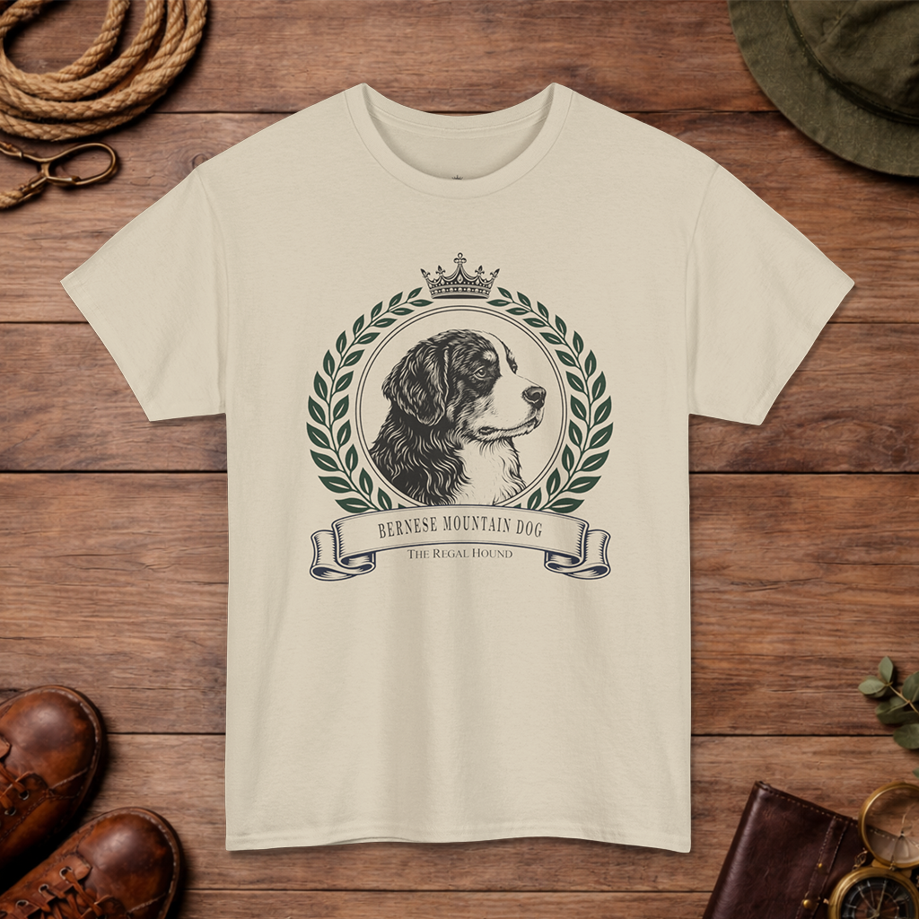 Bernese Mountain Dog — Heritage Crest Essential Tee