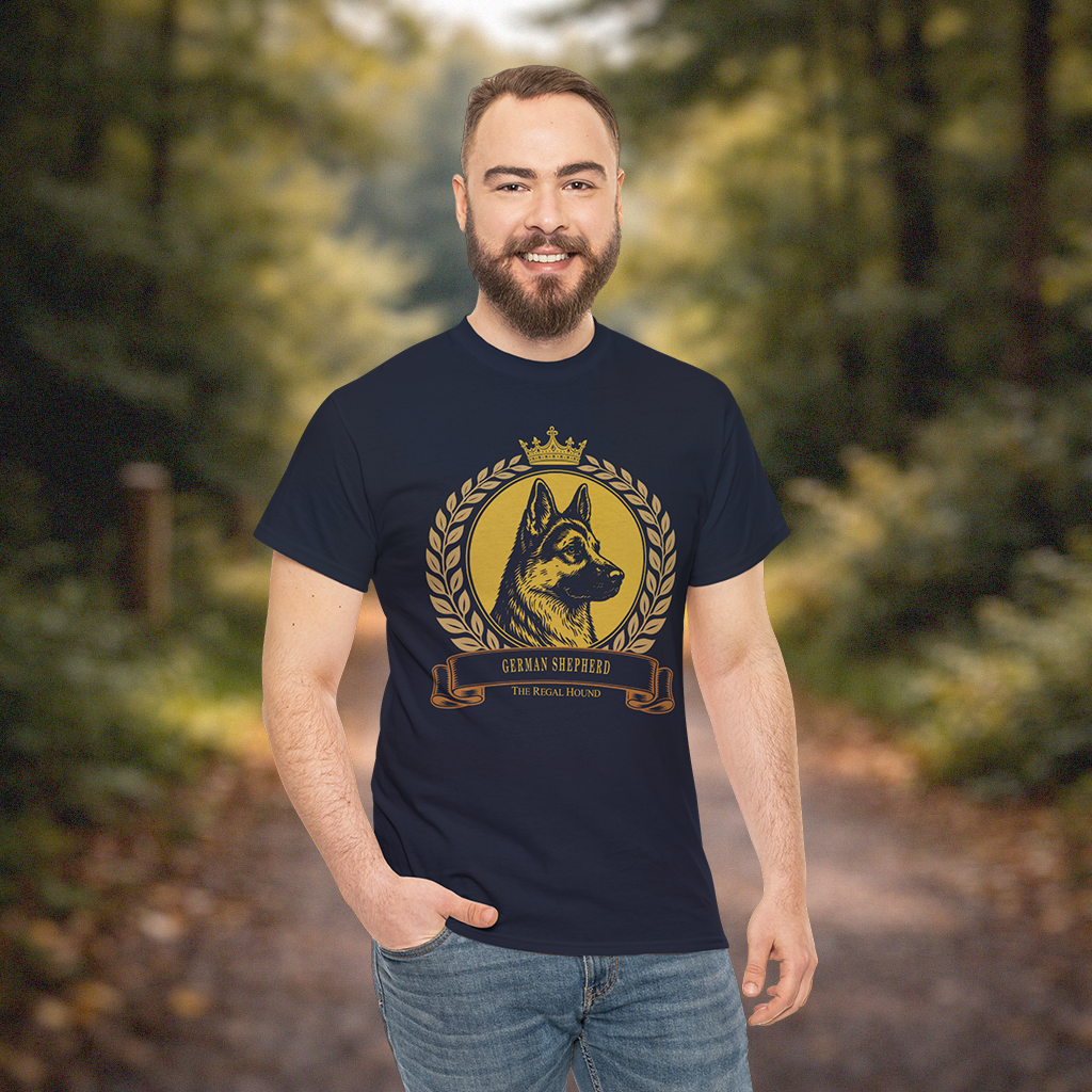 German Shepherd T-shirt — Heritage Crest Essential