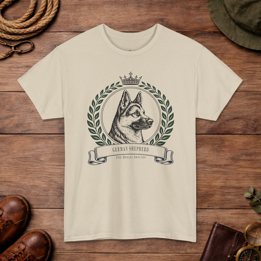 German Shepherd — Heritage Crest Essential Tee