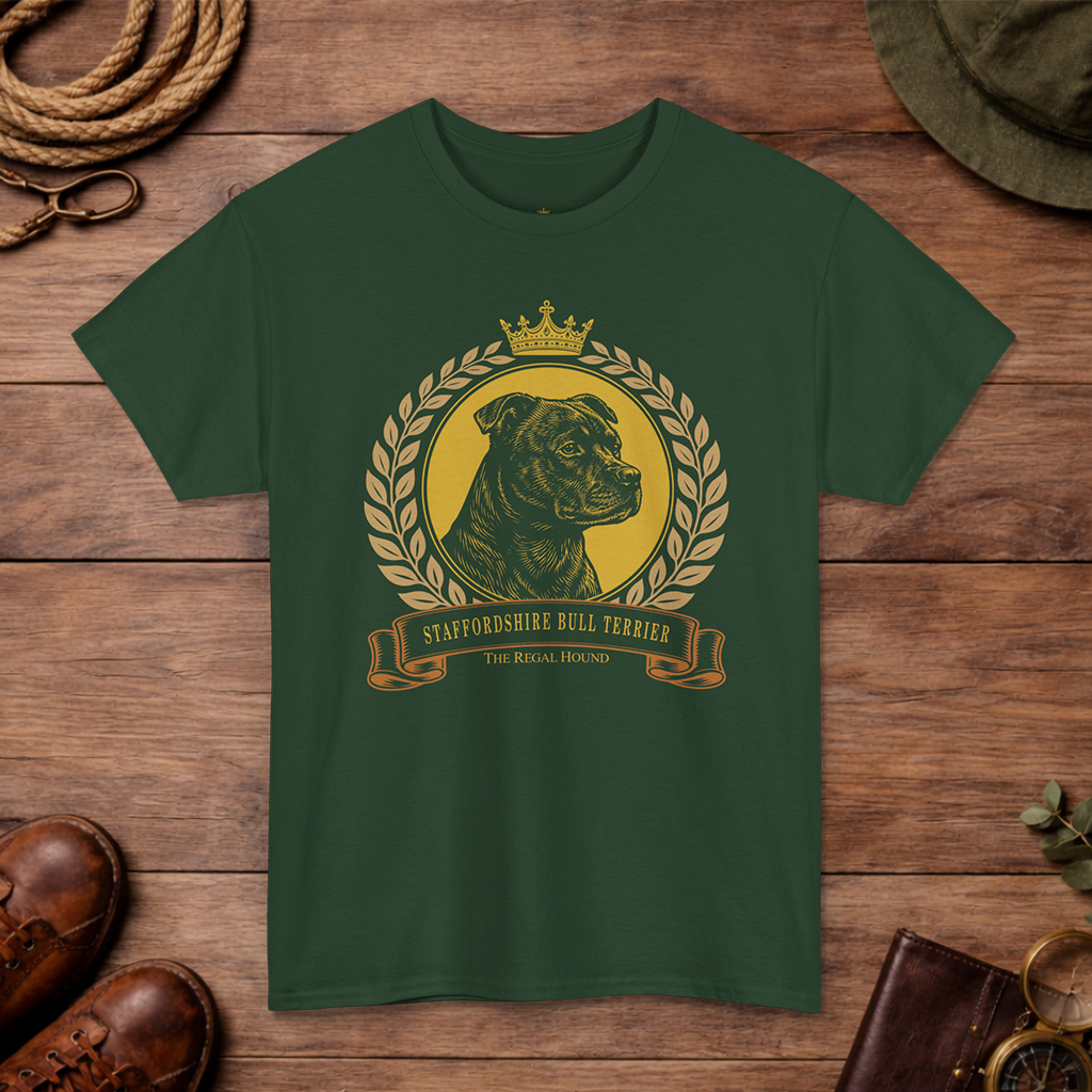 Staffordshire Bull Terrier — Heritage Crest Essential Tee