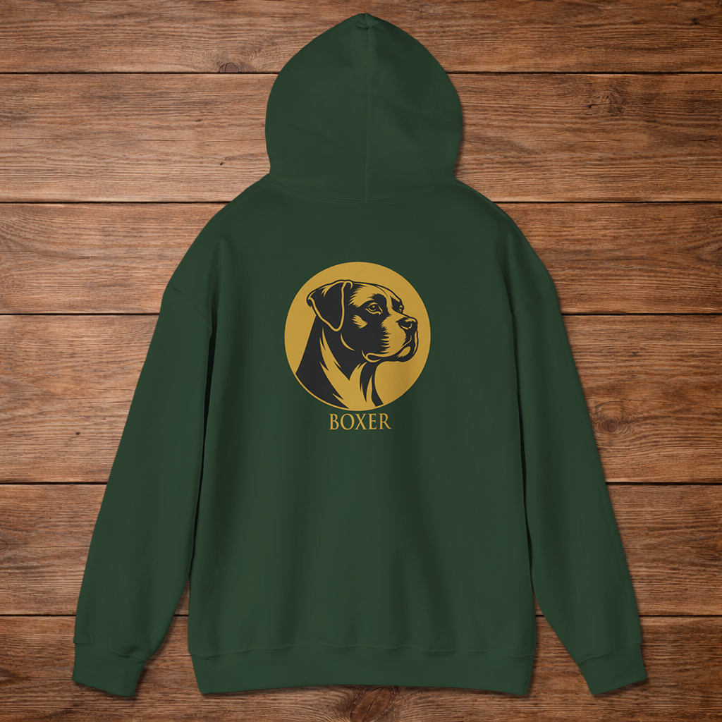 Boxer Hoodie — Heritage Medallion