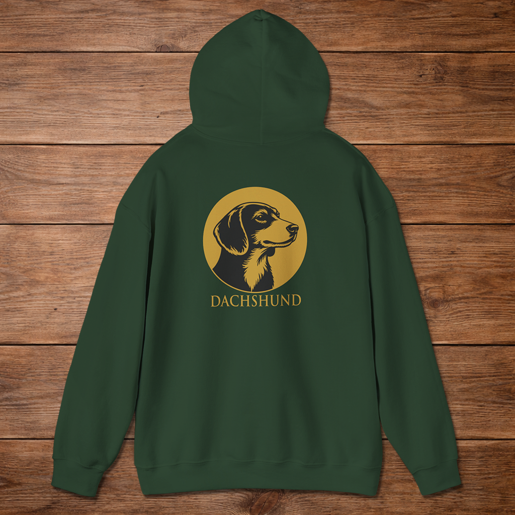 Dachshund Hoodie — Heritage Medallion