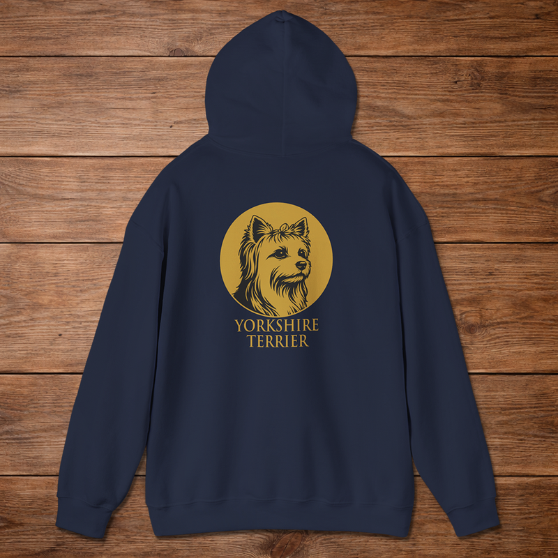 Yorkshire Terrier Hoodie — Heritage Medallion
