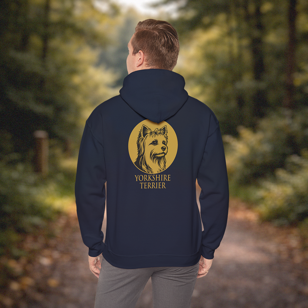 Yorkshire Terrier Hoodie — Heritage Medallion