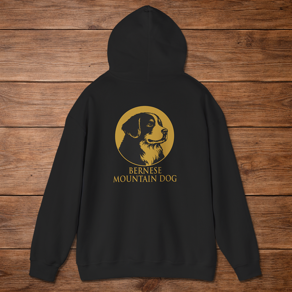 Bernese Mountain Dog — Heritage Medallion Hoodie