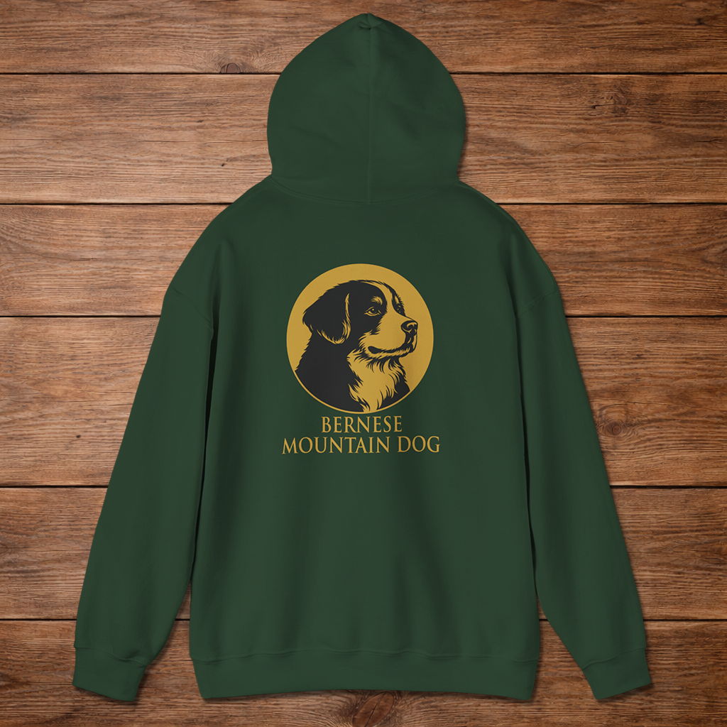 Bernese Mountain Dog — Heritage Medallion Hoodie