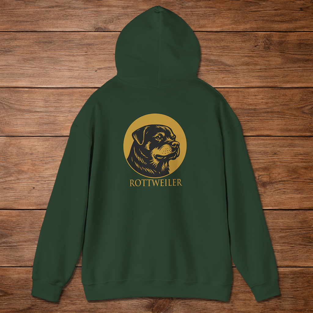 Rottweiler Hoodie — Heritage Medallion