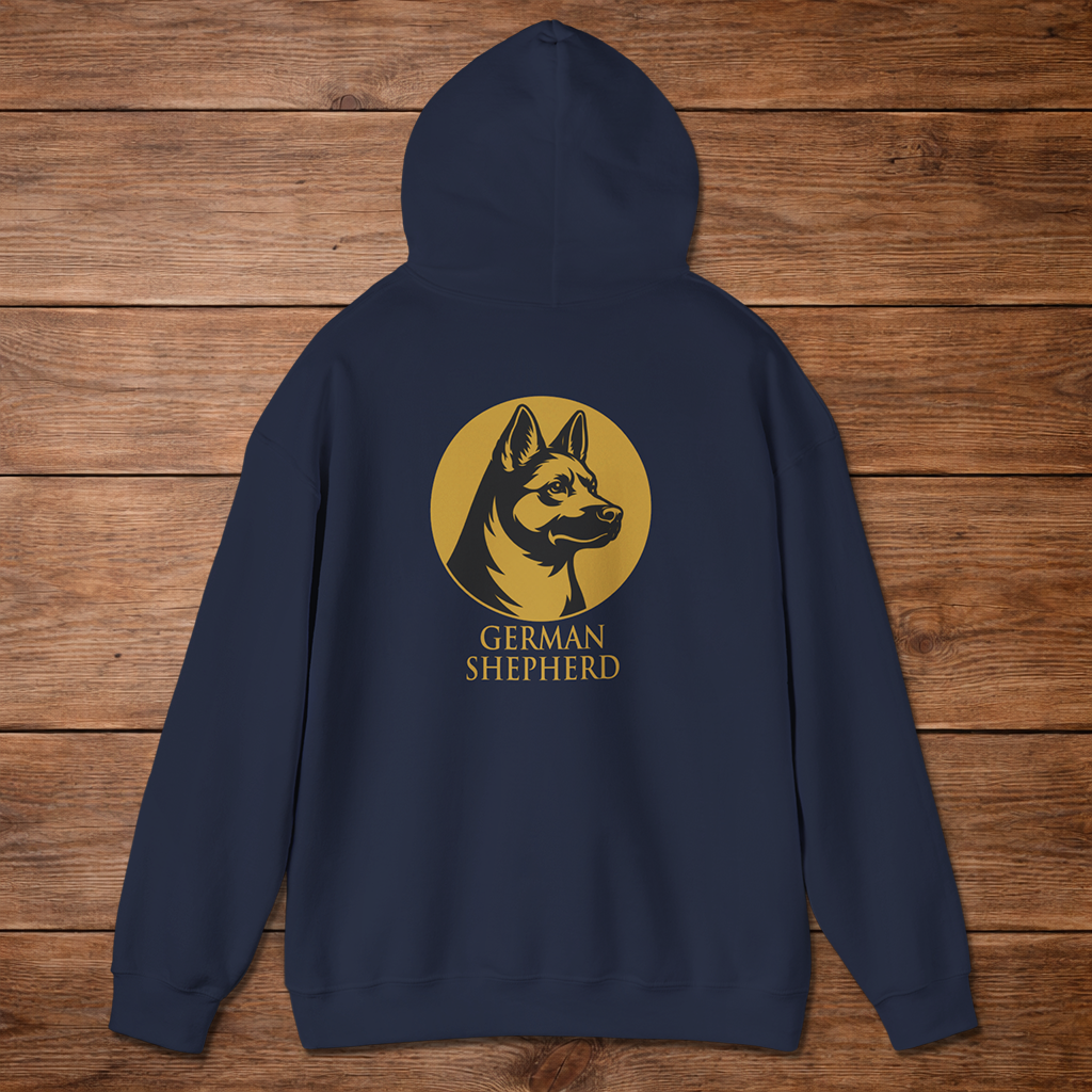 German Shepherd Hoodie — Heritage Medallion