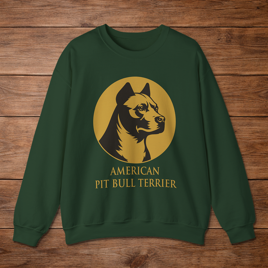American Pit Bull Terrier — Heritage Medallion Crewneck