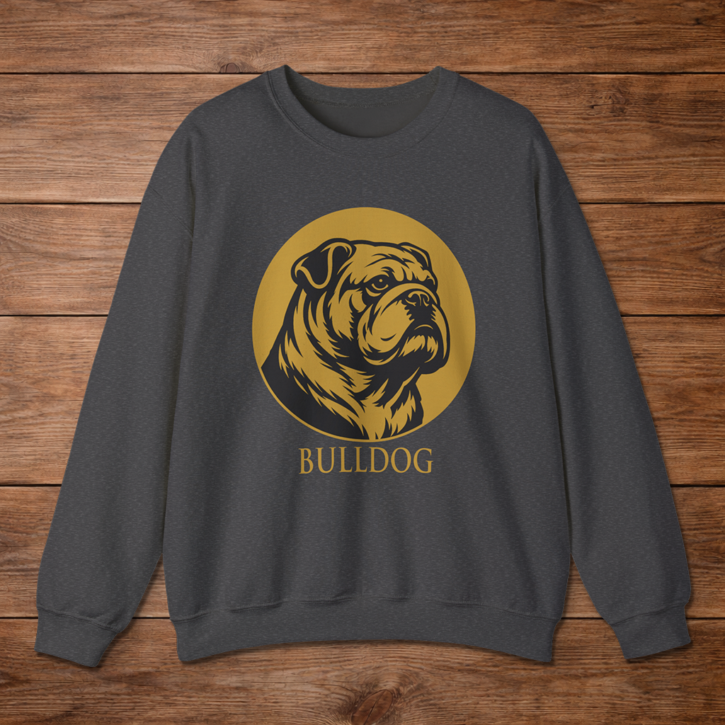 Bulldog — Heritage Medallion Crewneck