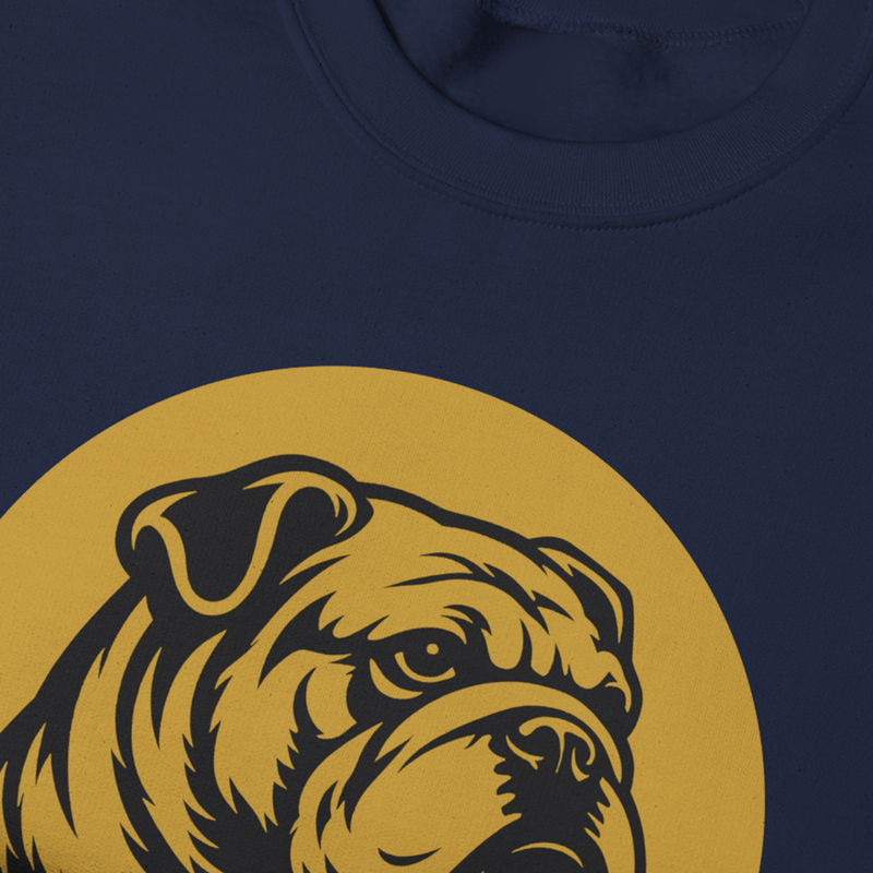 Bulldog Crewneck — Heritage Medallion