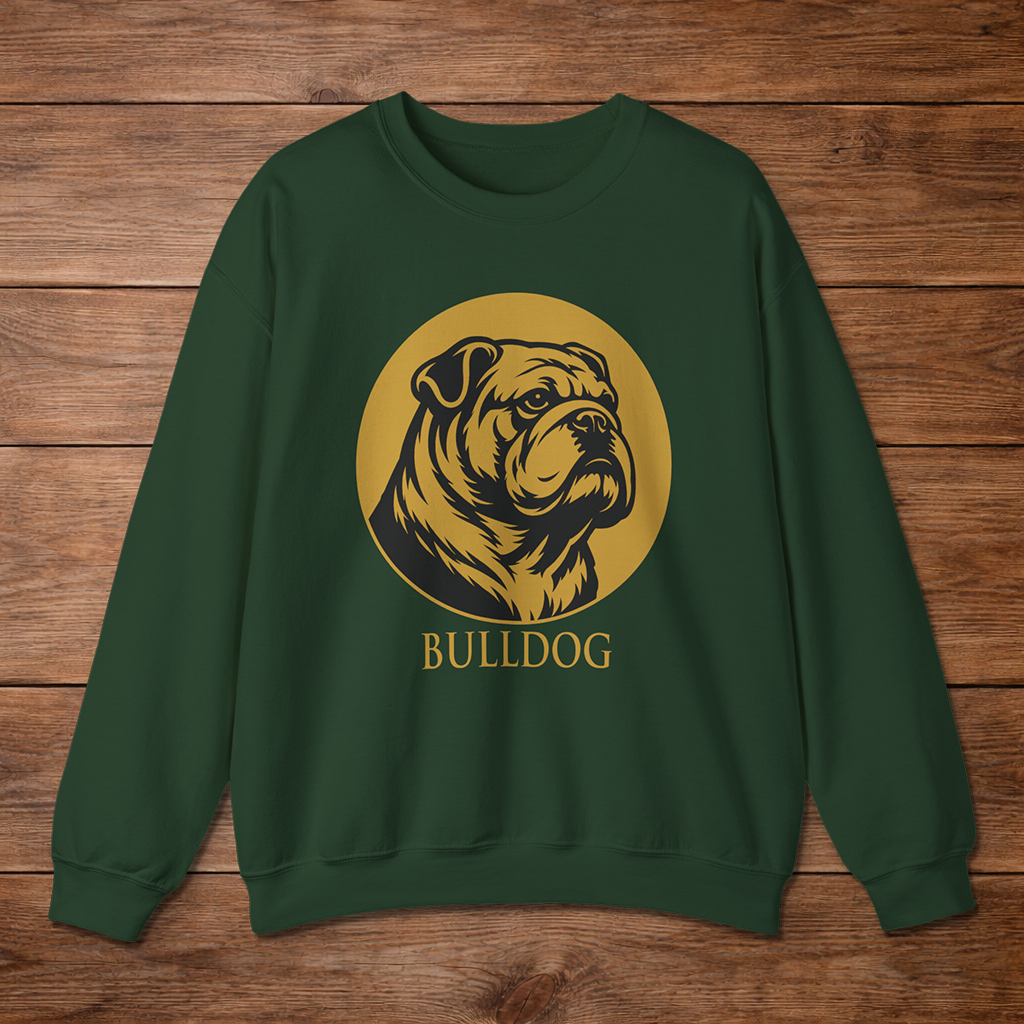 Bulldog — Heritage Medallion Crewneck