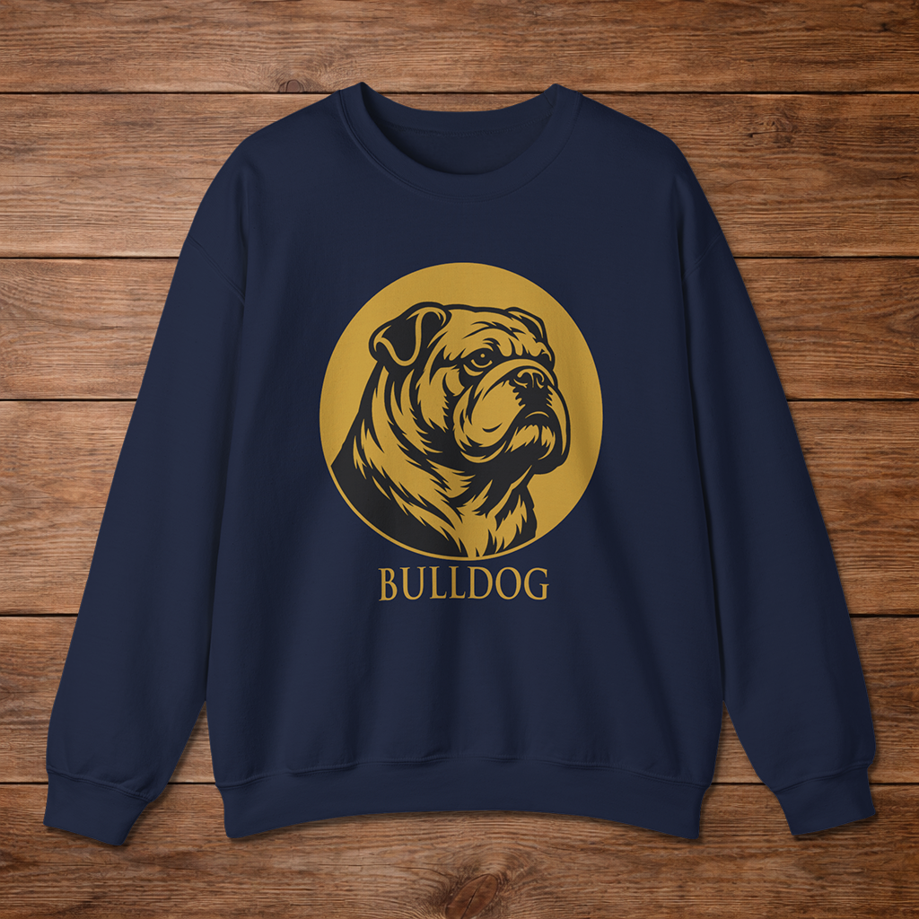 Bulldog — Heritage Medallion Crewneck