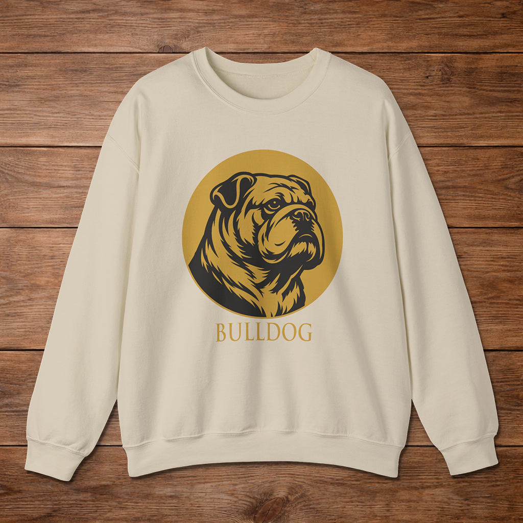 Bulldog — Heritage Medallion Crewneck