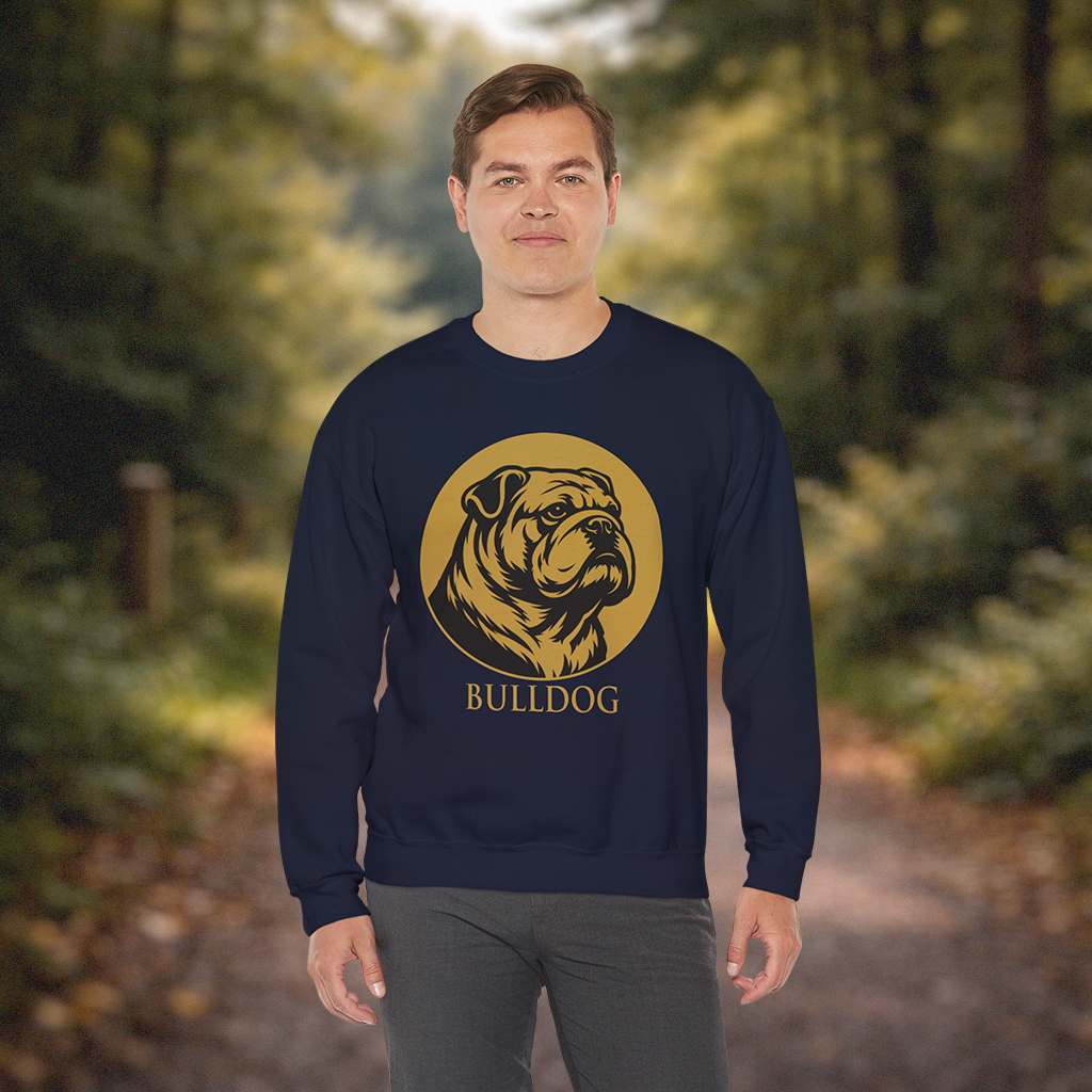 Bulldog — Heritage Medallion Crewneck