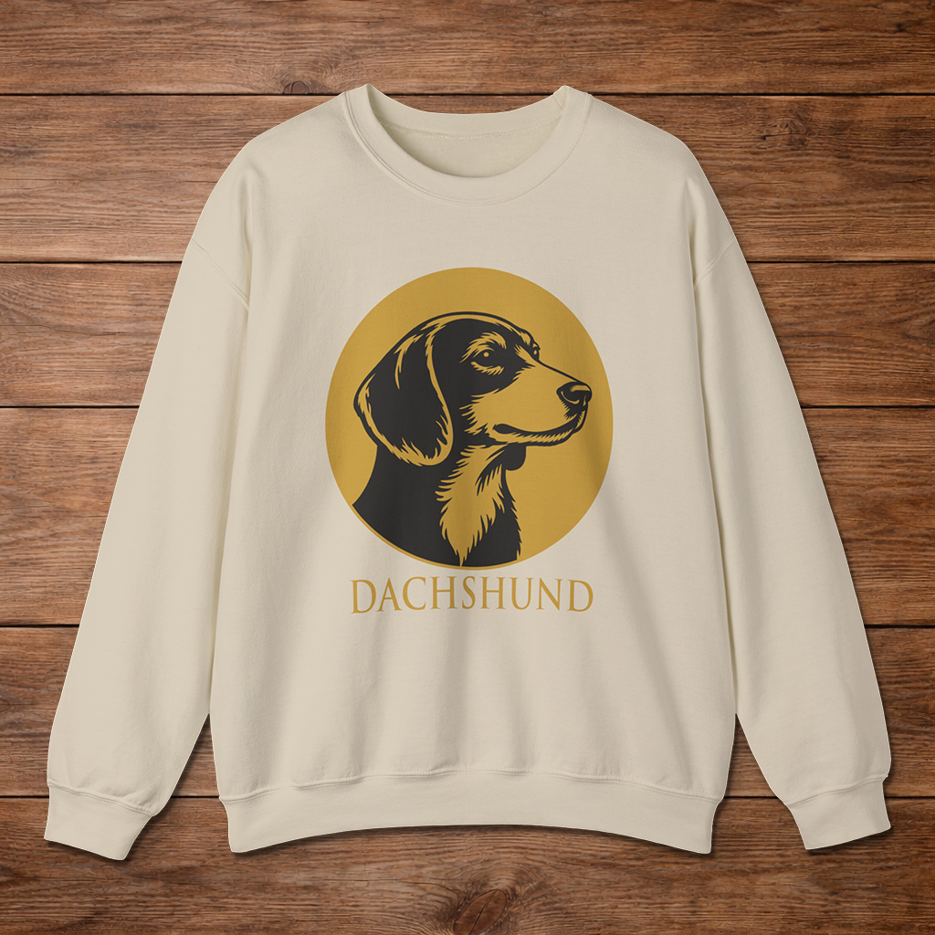 Dachshund Crewneck — Heritage Medallion