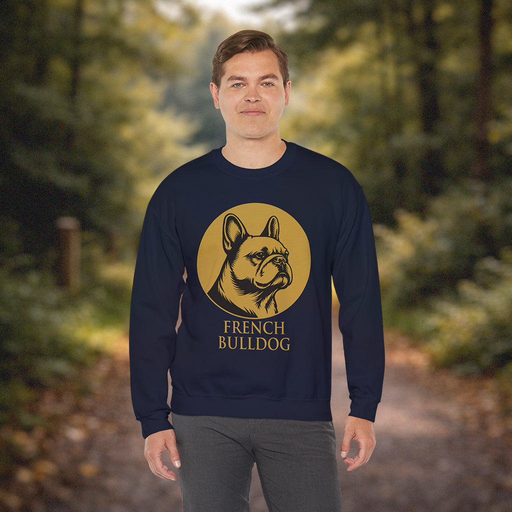French Bulldog Crewneck — Heritage Medallion