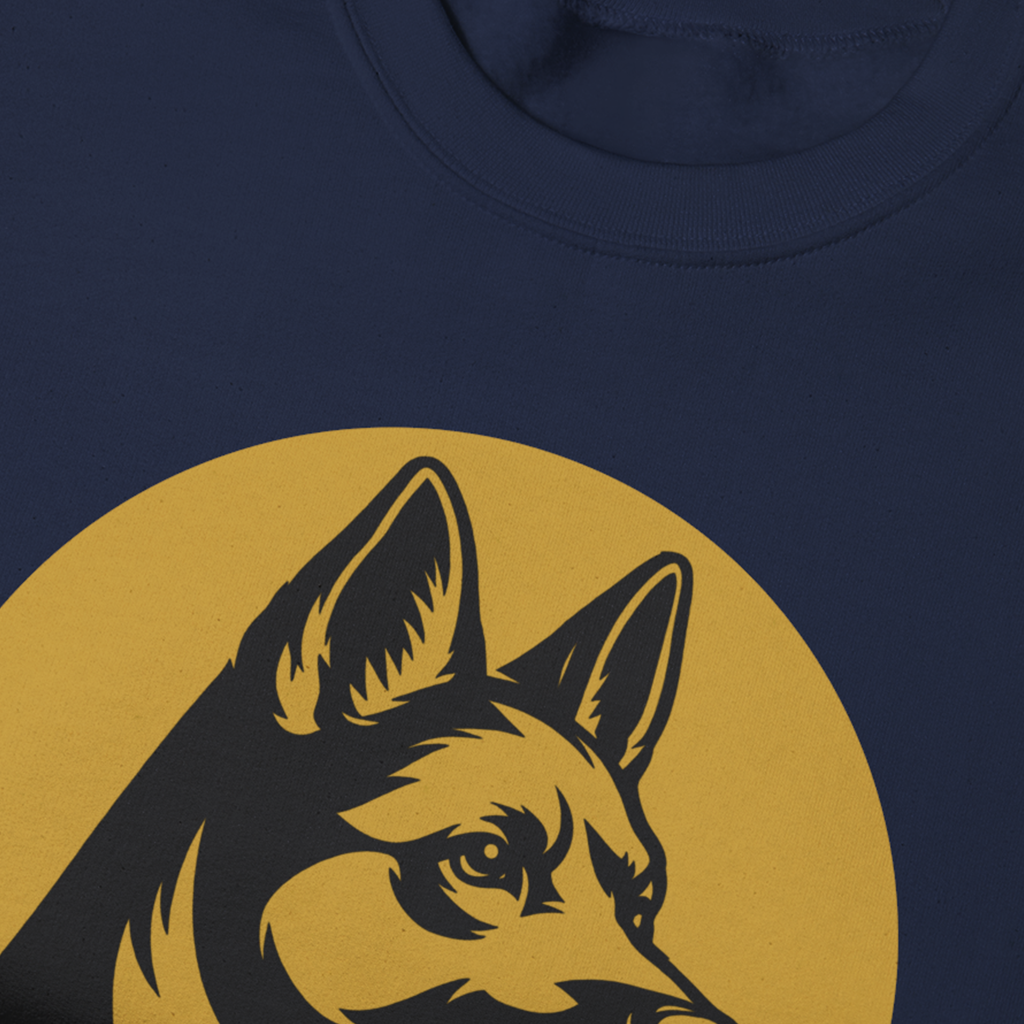 German Shepherd Crewneck — Heritage Medallion