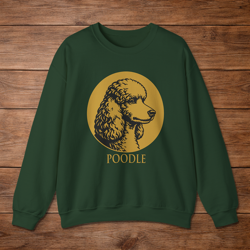 Poodle Crewneck — Heritage Medallion