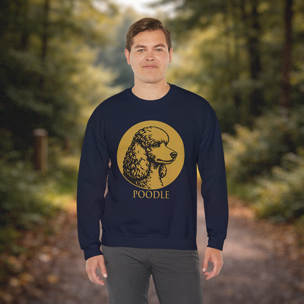 Poodle Crewneck — Heritage Medallion