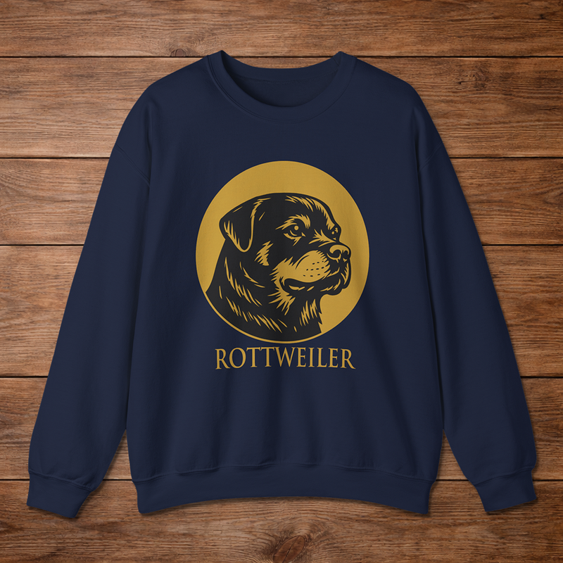 Rottweiler Crewneck — Heritage Medallion