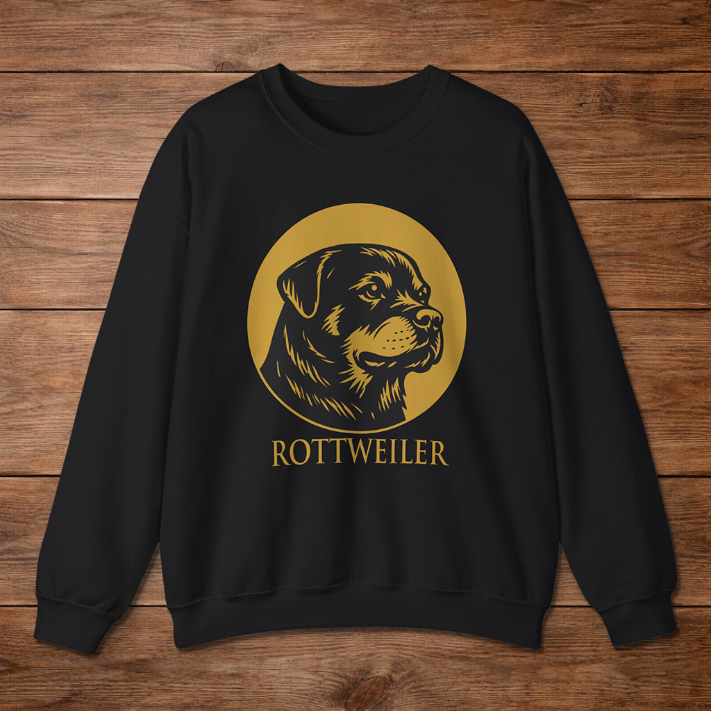 Rottweiler Crewneck — Heritage Medallion