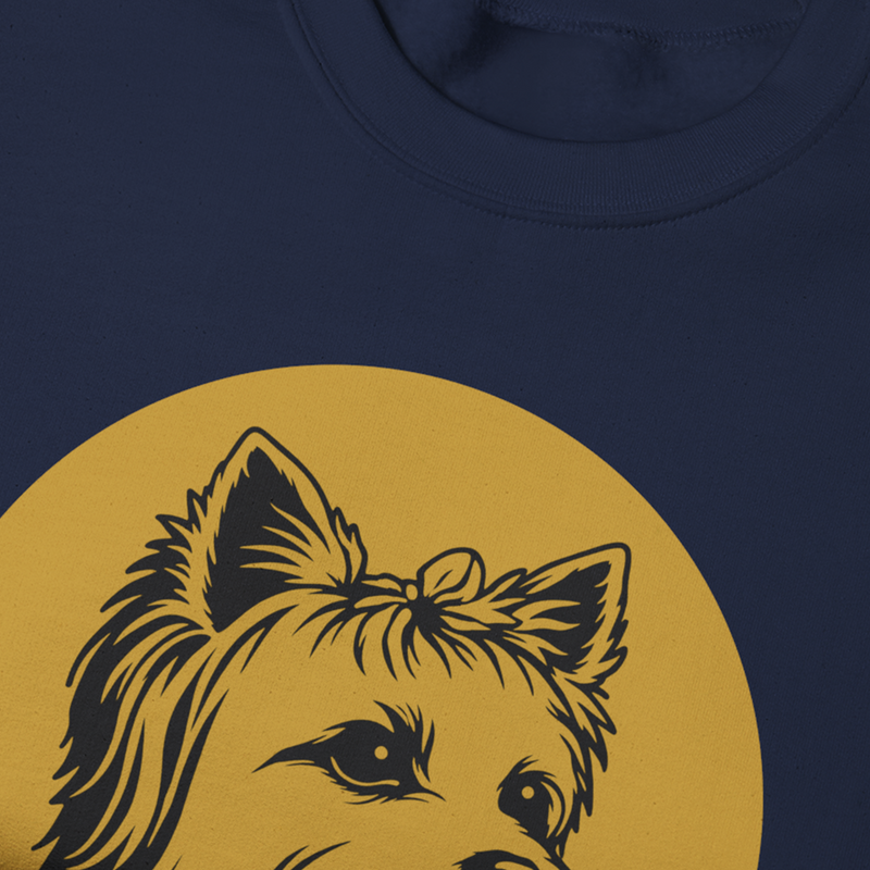 Yorkshire Terrier Crewneck — Heritage Medallion