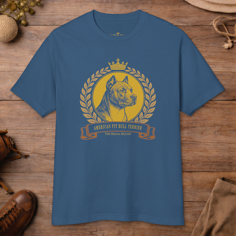 American Pit Bull Terrier T-shirt — Heritage Crest Garment-Dyed