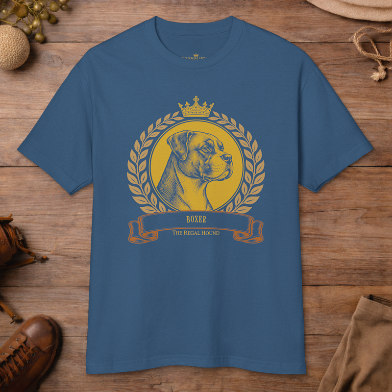 Boxer T-shirt — Heritage Crest Garment-Dyed