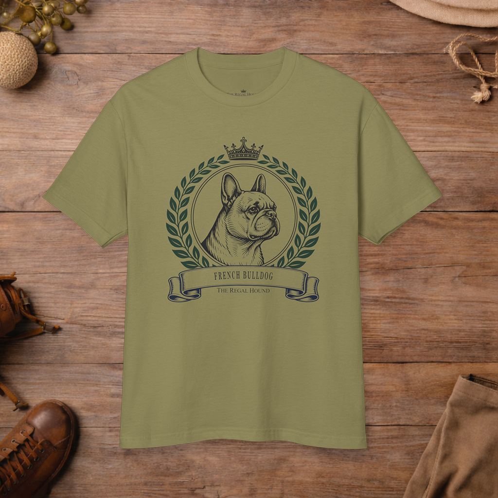 French Bulldog — Heritage Crest Garment-Dyed Tee