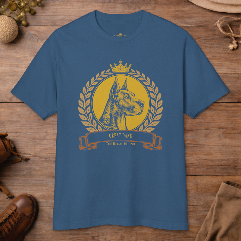 Great Dane T-shirt — Heritage Crest Garment-Dyed