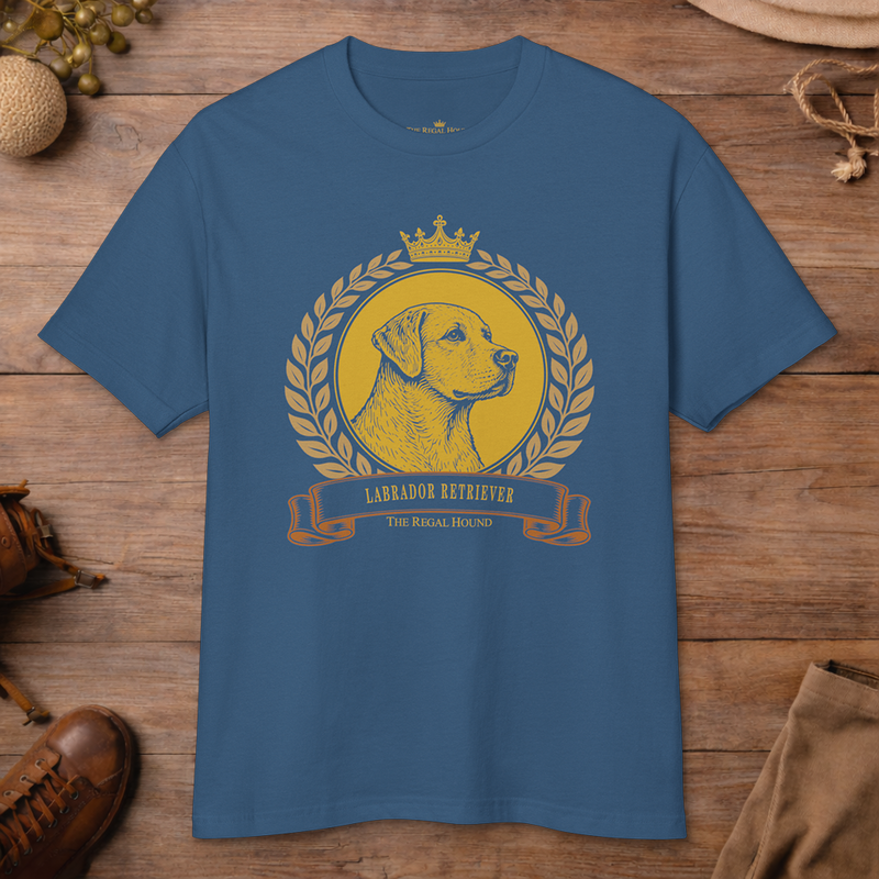 Labrador Retriever T-shirt — Heritage Crest Garment-Dyed