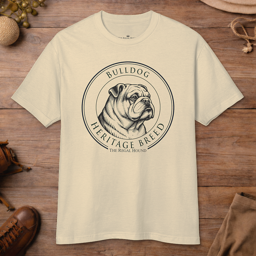 Bulldog — Heritage Badge Garment-Dyed Tee