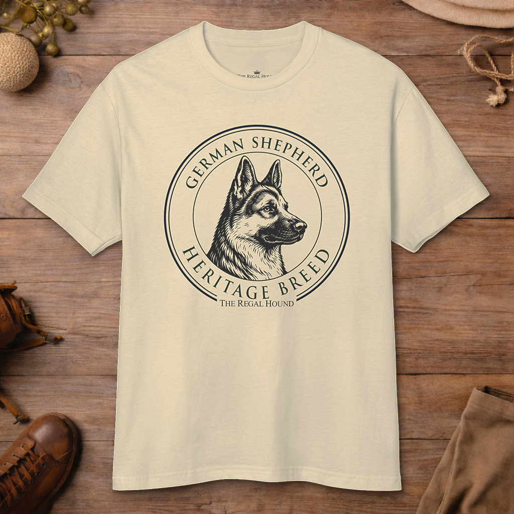 German Shepherd — Heritage Badge Garment-Dyed Tee
