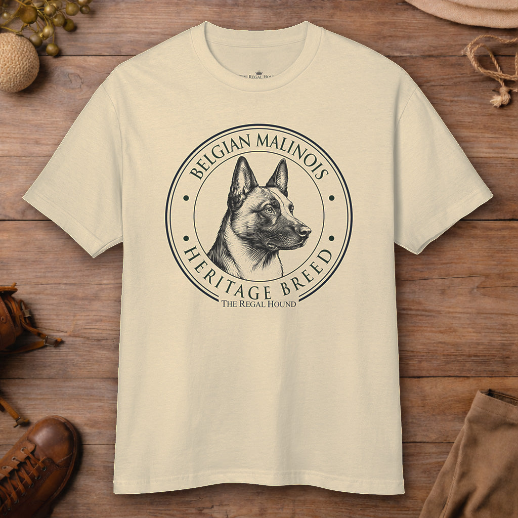 Belgian Malinois T-shirt - Heritage Badge Garment-Dyed