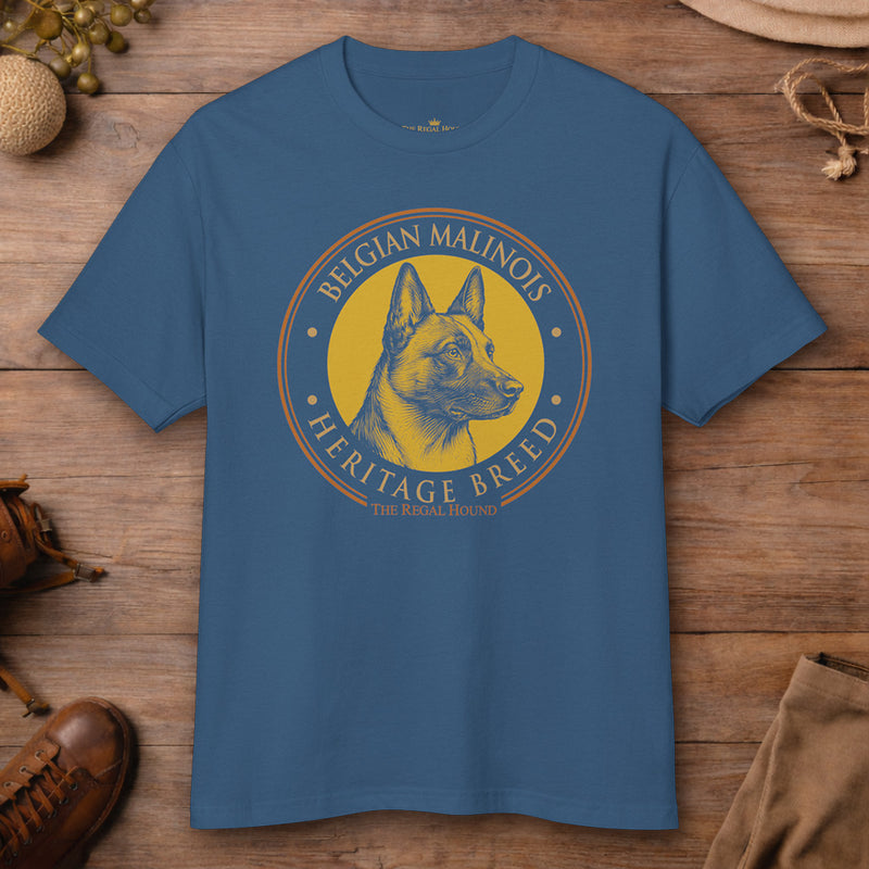 Belgian Malinois T-shirt - Heritage Badge Garment-Dyed