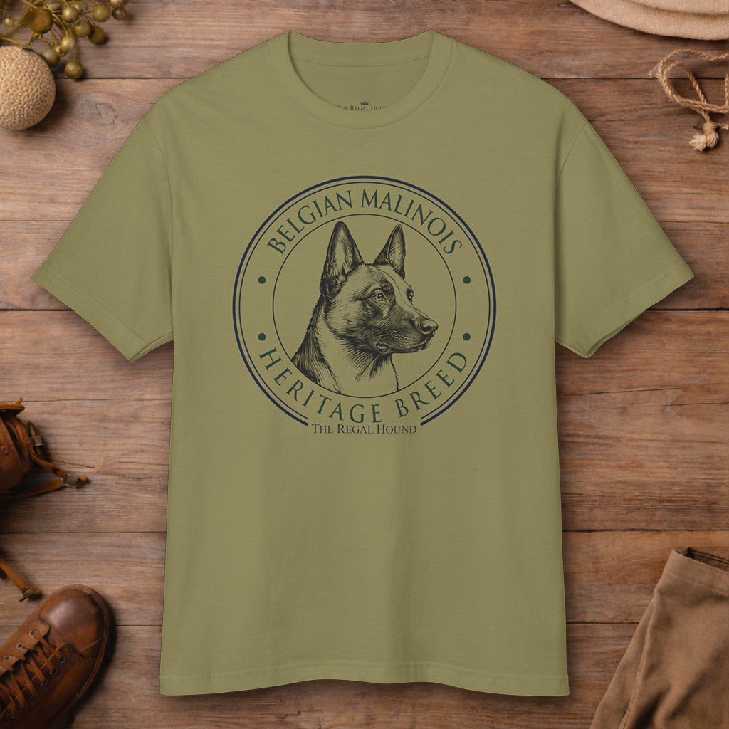 Belgian Malinois T-shirt - Heritage Badge Garment-Dyed