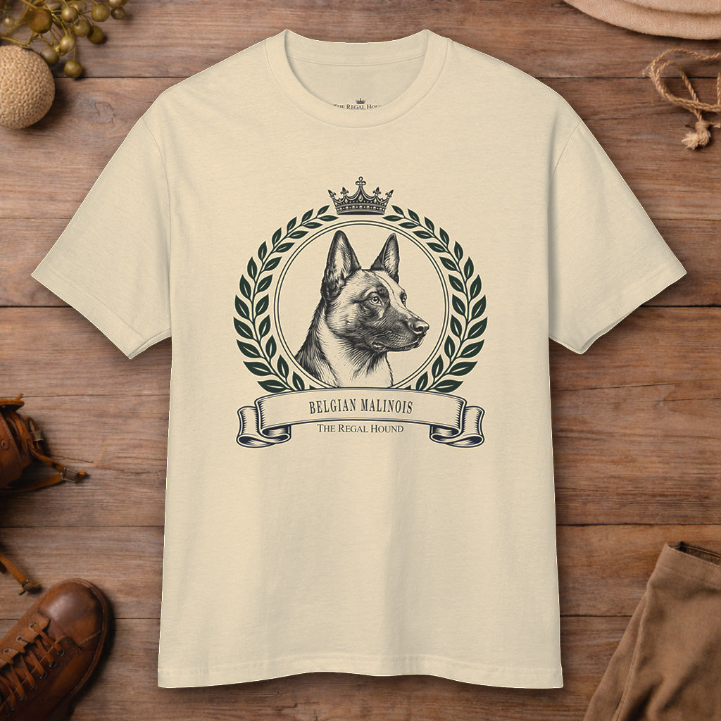 Belgian Malinois T-shirt - Heritage Crest Garment-Dyed