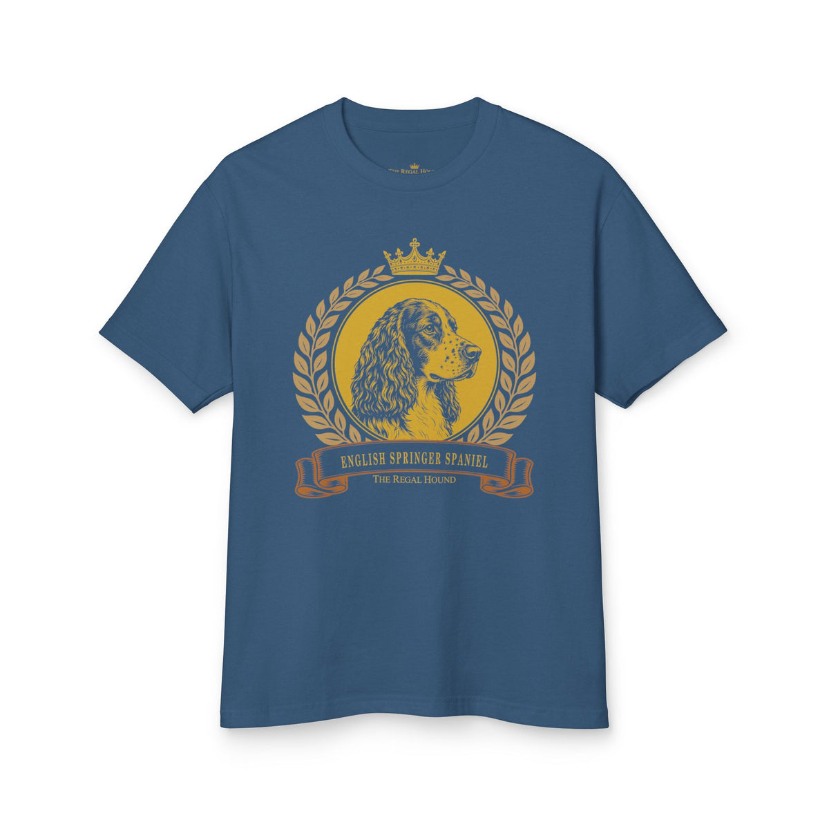 English Springer Spaniel T-shirt - Heritage Crest Garment-Dyed